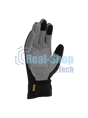 Перчатки универсальные Denzel 68087 искусственный мех, работа с сенсорным экраном, размер 9