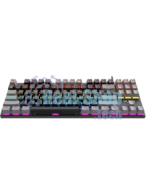Клавиатура проводная Oklick K600X механическая черный/серый USB Multimedia for gamer LED