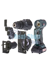 Профессиональный беспроводной мульти сет Klpro KLMS18-20 4в1 реноватор/уд шуруповерт/диск пила/лобзик (18В, Li-ion-2шт, 2.0А·ч,З/У, сумка + 20 аксес)