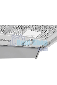 Вытяжка встраиваемая Kuppersberg Francesca 60, ширина 60 см, отвод/рециркуляция, 850 м3/час, электронное кнопочное управление, 3 скорости, светодиодное освещение 2х3,5 Вт, металлический жироулавливающий фильтр, 62 дБ, стальной