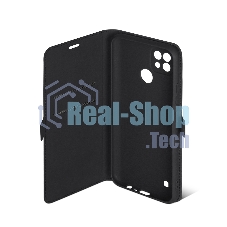 Чехол (флип-кейс) DF rmFlip-16, для Realme C21, черный df rmflip-16 (black)