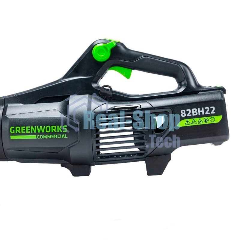 Воздуходув аккумуляторный GreenWorks GD82ABII, 82V, бесщеточный, без АКБ и ЗУ (2407007)
