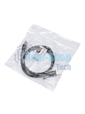 Кабель USB2.0 Cablexpert CC-USB2-AMAM-1.8M, AM/AM, экран, 28/26AWG, медь, Pro, 1.8м, черный, пакет