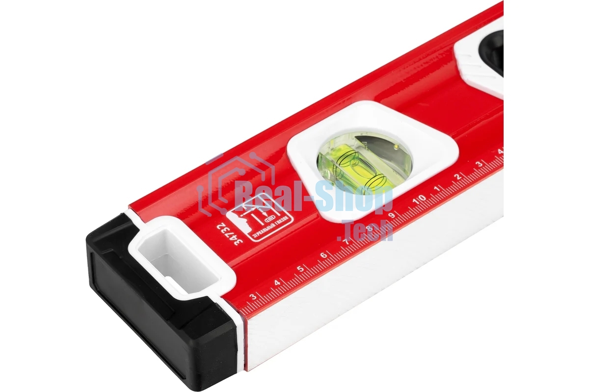 Уровень алюминиевый Matrix, магнит фрезерованный, 3 глазка 2 комп, рукоятки, 800 мм