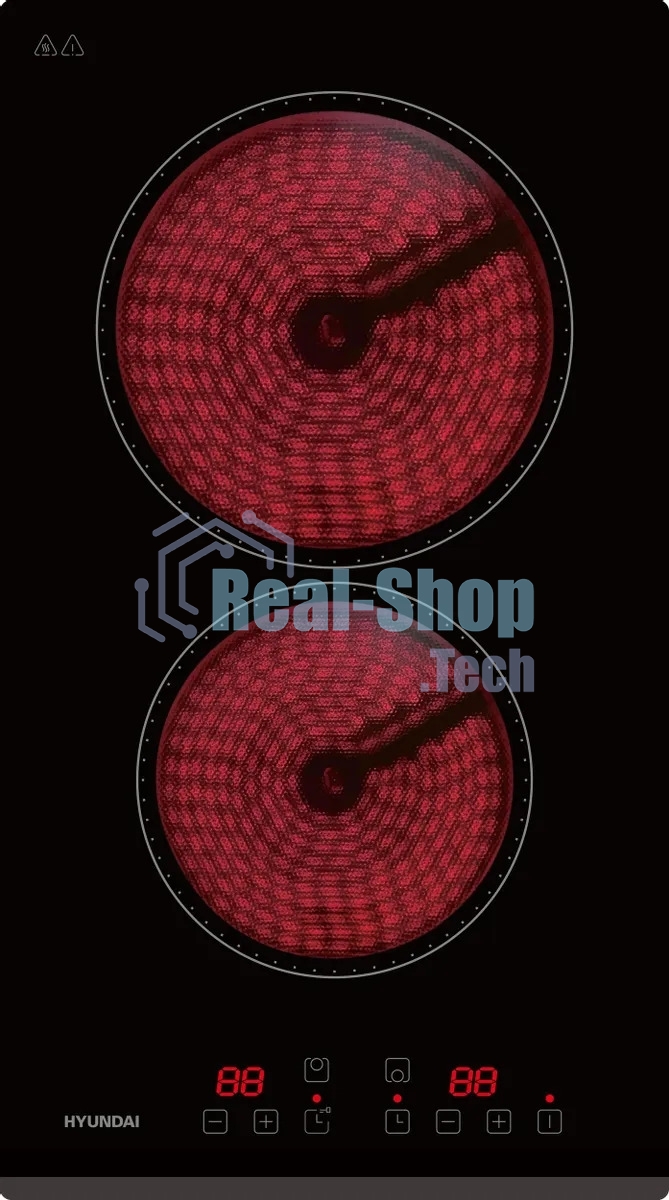 Варочная поверхность Hyundai HHE 3251 BG черный