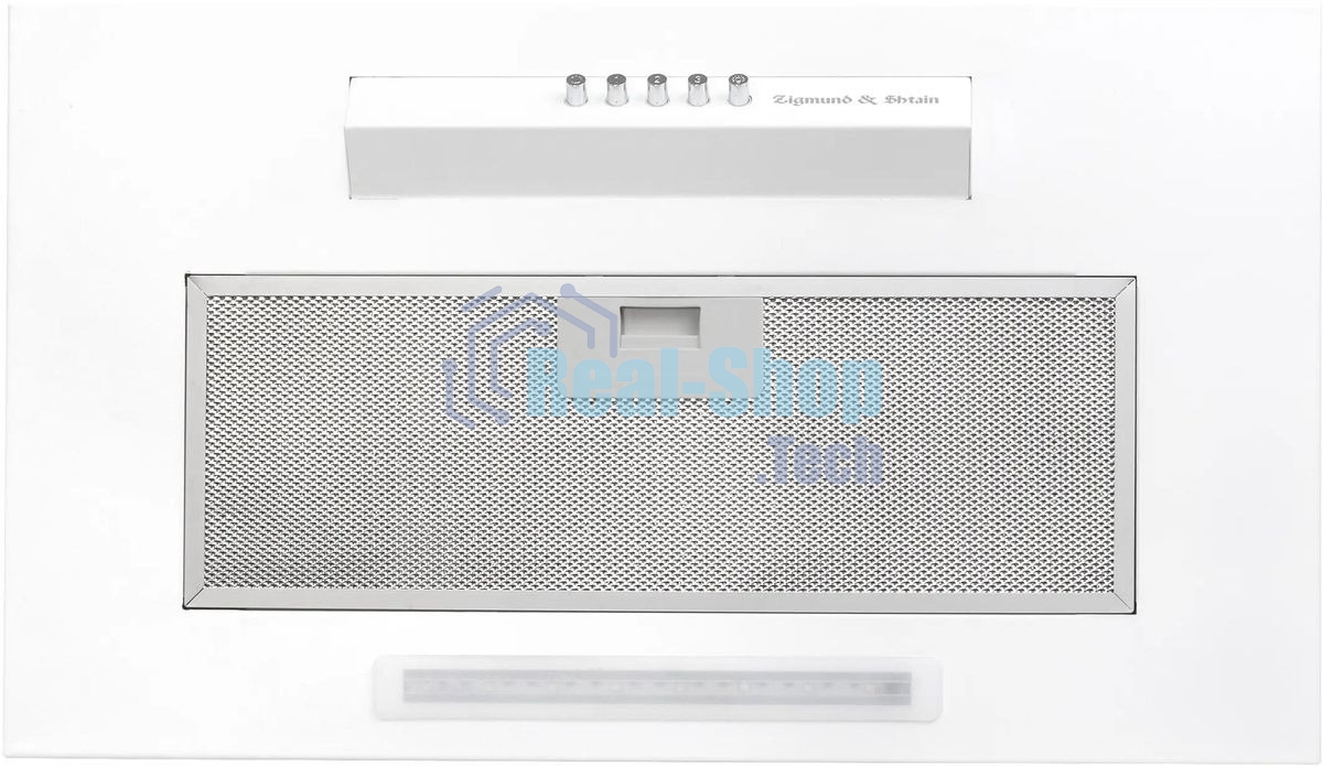 Вытяжка встраиваемая Zigmund & Shtain K 012.5 W белый, 52 см, 1010 куб. м/ч, 72 дБ