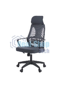 Кресло компьютерное Chairman CH636 темно-серый, черный пластик