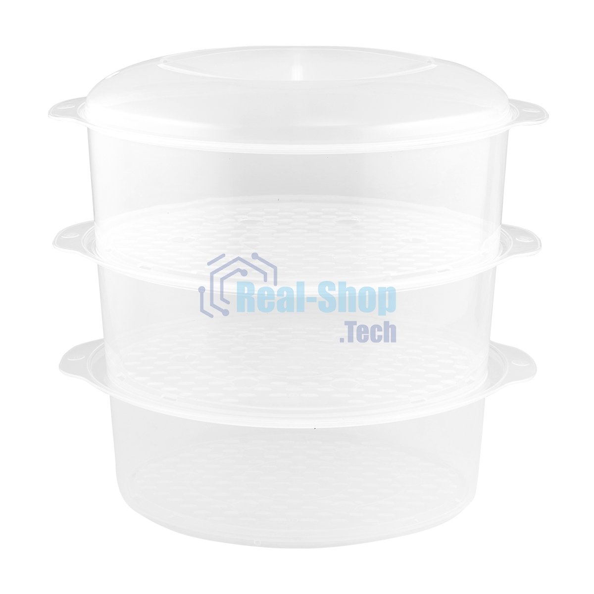 Пароварка электрическая Centek CT-1457 9л 800Вт, стальной корпус, таймер 60 мин, 3 контейнера