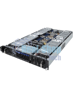 Серверная платформа Gigabyte G291-2G0 HPC Server - 2U 16 x Tesla P4 GPU Server 2 x LGA 3647 DDR4