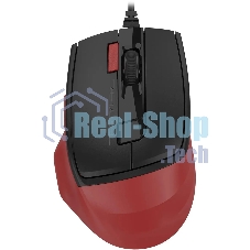 Мышь проводная A4Tech Fstyler FM45S Air красный/черный, 2400 dpi, USB, кнопки - 7