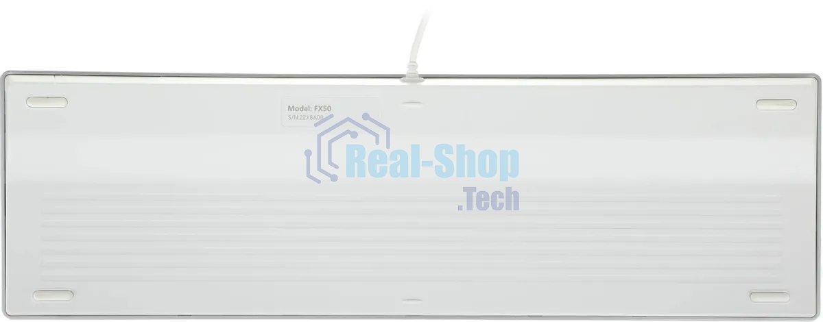 Клавиатура проводная A4Tech Fstyler FX50, USB, белый
