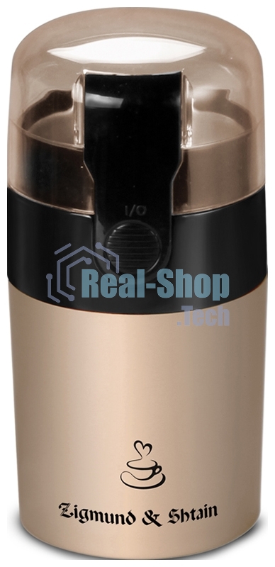Кофемолка Zigmund & Shtain ZCG-08 150 Вт, 40 г, коричневый