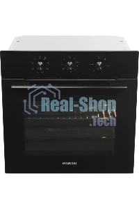 Духовой шкаф Электрический Hyundai HEO 66412 BG черный