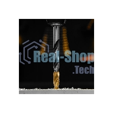 Сверло спиральное по металлу Denzel 11 x 142мм, Р6М5, Golden Tip, многогранная заточка
