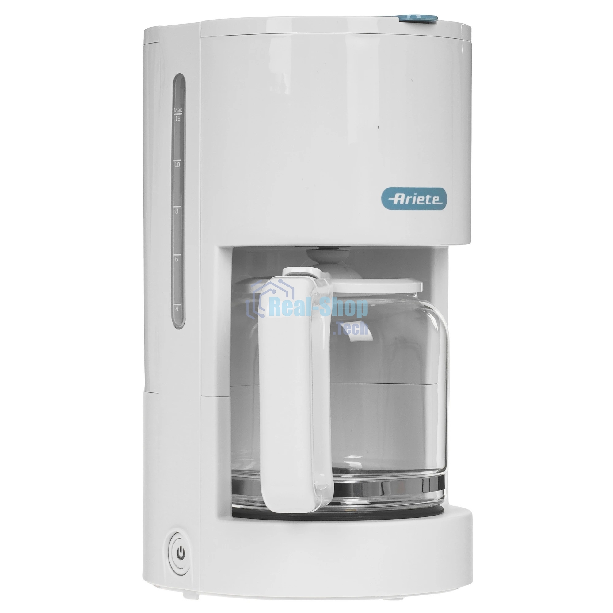 Кофеварка капельная Ariete 00M139401AR0 белый, молотый, 1,2 л., 900 Вт