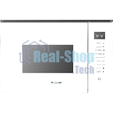 Микроволновая печь Hotpoint MF25G WH H белый, 25 л, 900 Вт, переключатели - сенсорные