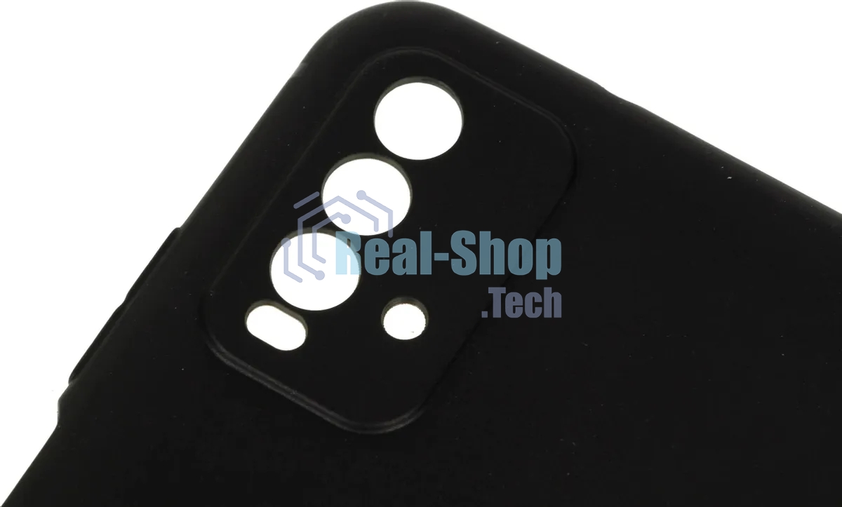 Чехол (клип-кейс) BORASCO Silicone Case, для Xiaomi Redmi 9t, черный