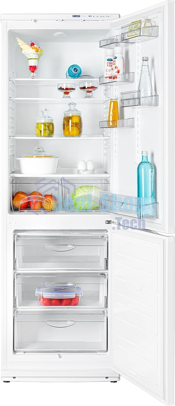 Холодильник Atlant ХМ-6021-031 белый двухкамерный 225/101л морозилка снизу