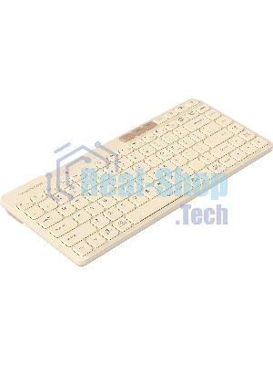 Клавиатура беспроводная A4Tech Fstyler FBK26C AS, USB, Bluetooth/Радиоканал, бежевый