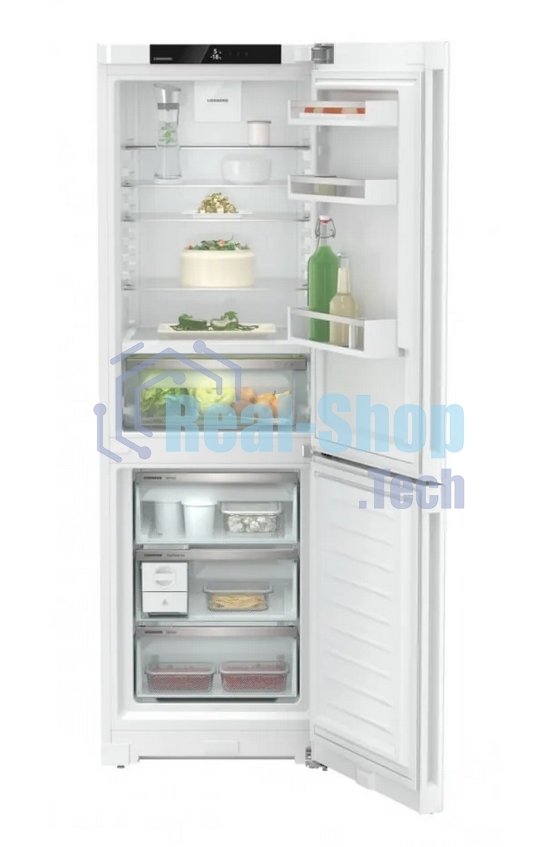 Холодильник Liebherr CBNC 5223-22 001 белый двухкамерный 216/94л морозилка снизу, No Frost