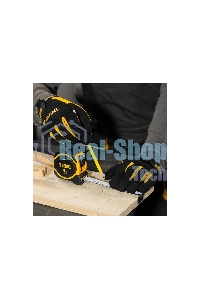 Рулетка Denzel 8м х 25мм, двухкомп. корпус, магнитный обрезиненный зацеп