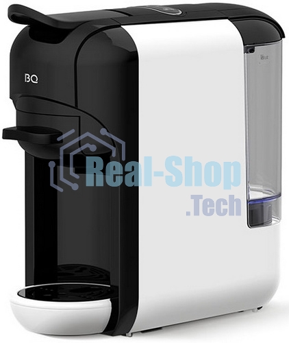 Кофеварка комбинированная BQ CM3000 черный/белый, исп. кофе - молотый, капсулы Nespresso/Dolce Gusto, 0.6 л, 1450 Вт, 19 бар