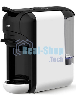 Кофеварка комбинированная BQ CM3000 черный/белый, исп. кофе - молотый, капсулы Nespresso/Dolce Gusto, 0.6 л, 1450 Вт, 19 бар