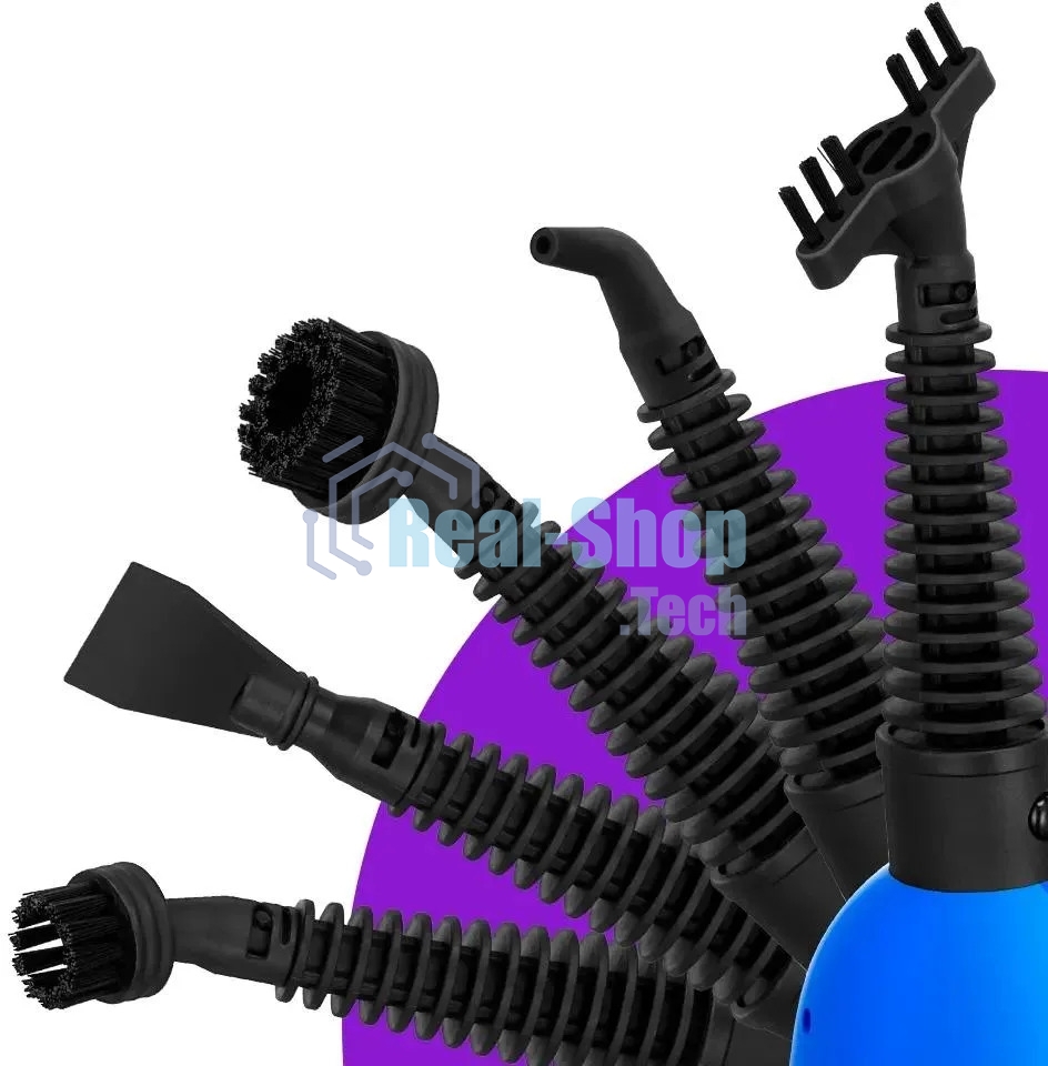 Швабра паровая Kitfort КТ-3927 синий/черный