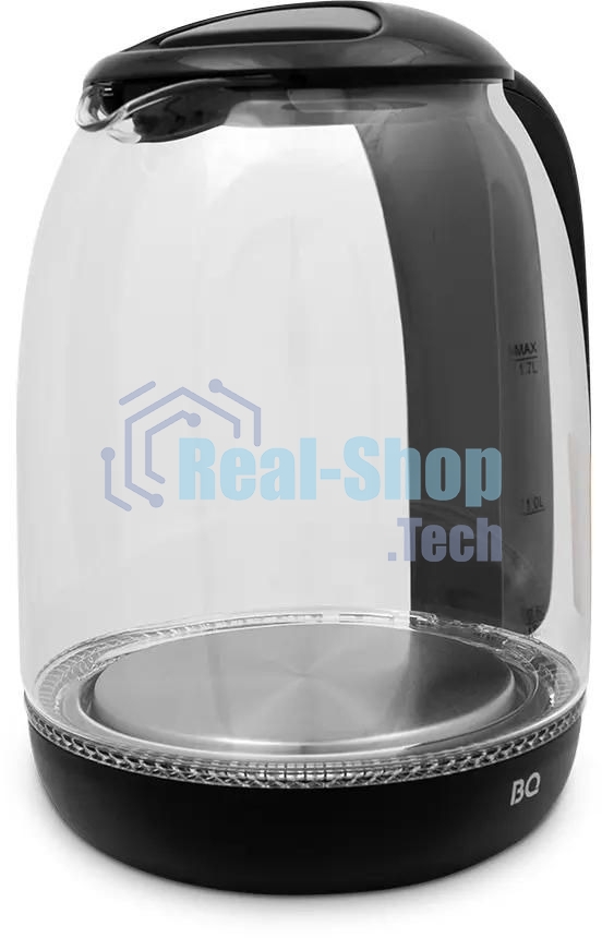 Чайник электрический BQ KT1830G, 2200Вт, 1.7л, черный