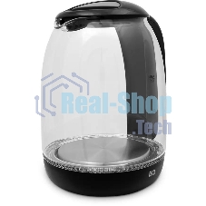 Чайник электрический BQ KT1830G, 2200Вт, 1.7л, черный