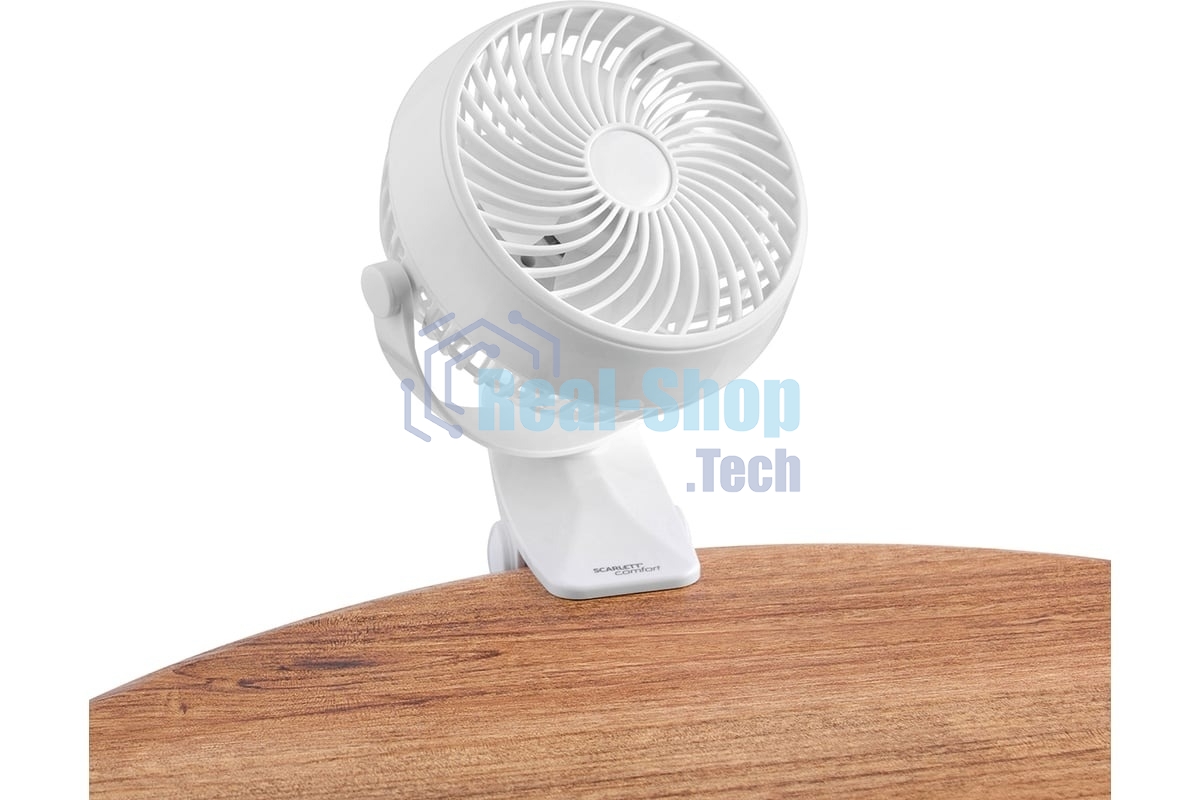 Вентиляторы настольные Scarlett SC-DF111S98 белый