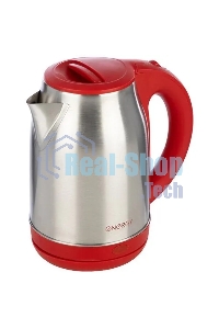Чайник электрический ENERGY E-201 1,8 л, сталь, красный (164125)