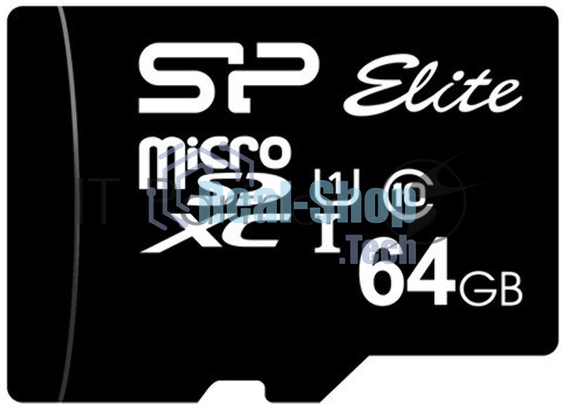 Флеш карта microSDXC 64Gb Class10 Silicon Power SP064GbSTXBV1V20 Elite w/o adapter