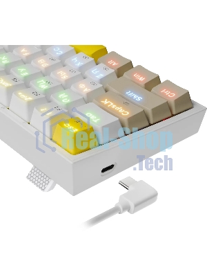 Клавиатура Redragon Fizz проводная, USB Type-A, белый