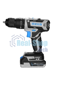 Дрель-шуруповерт аккумуляторная DEKO DKCID20FU-Li, 20В, 1 АКБ, Ударная
