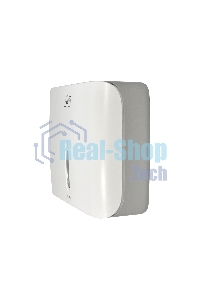 Диспенсер бумажных полотенец Puff-5145 белый, с замком, ABS-пластик