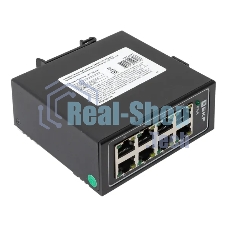 Коммутатор неуправляемый промышленный U-8T 8 портов 10/100Base-T(X) RJ45 монтаж на DIN-рейку TSX EKF TSX-U-8T