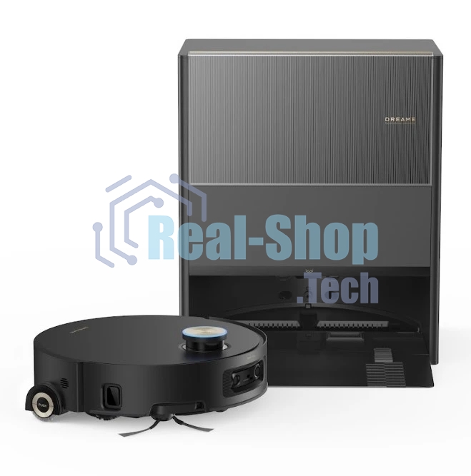 Робот-пылесос Dreame Aqua 10 Ultra Roller complete черный, 6400 мА*ч Li-Ion, уборка влажная/сухая, пылесборник контейнер 0.22 л