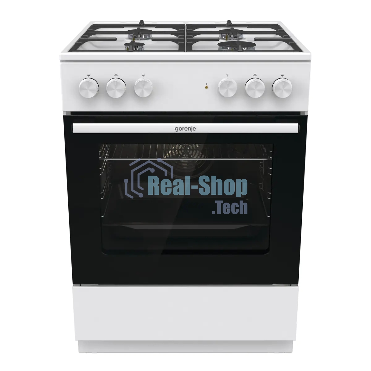 Плита комбинированная Gorenje GK6A40WFFM белый, конфорок 4 шт, духовка 71 л, 60 см x 85 см x 60 см
