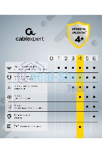 Сетевой фильтр Cablexpert Cube CUBE-3-U4-B-1.5, 3 р, 10А, 4хUSB, 1.5 м, ур.защиты 4+, черный, коробка