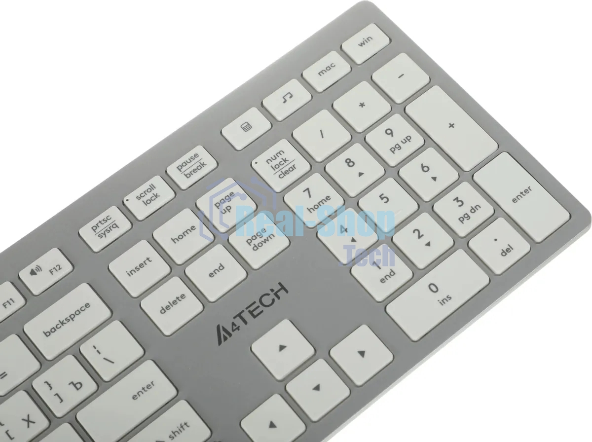 Клавиатура проводная A4Tech Fstyler FX50, USB, белый