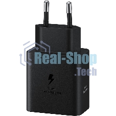 Сетевое зарядное устройство Samsung 45W (USB Type-C порт, кабель USB Type-C в комплекте), черное