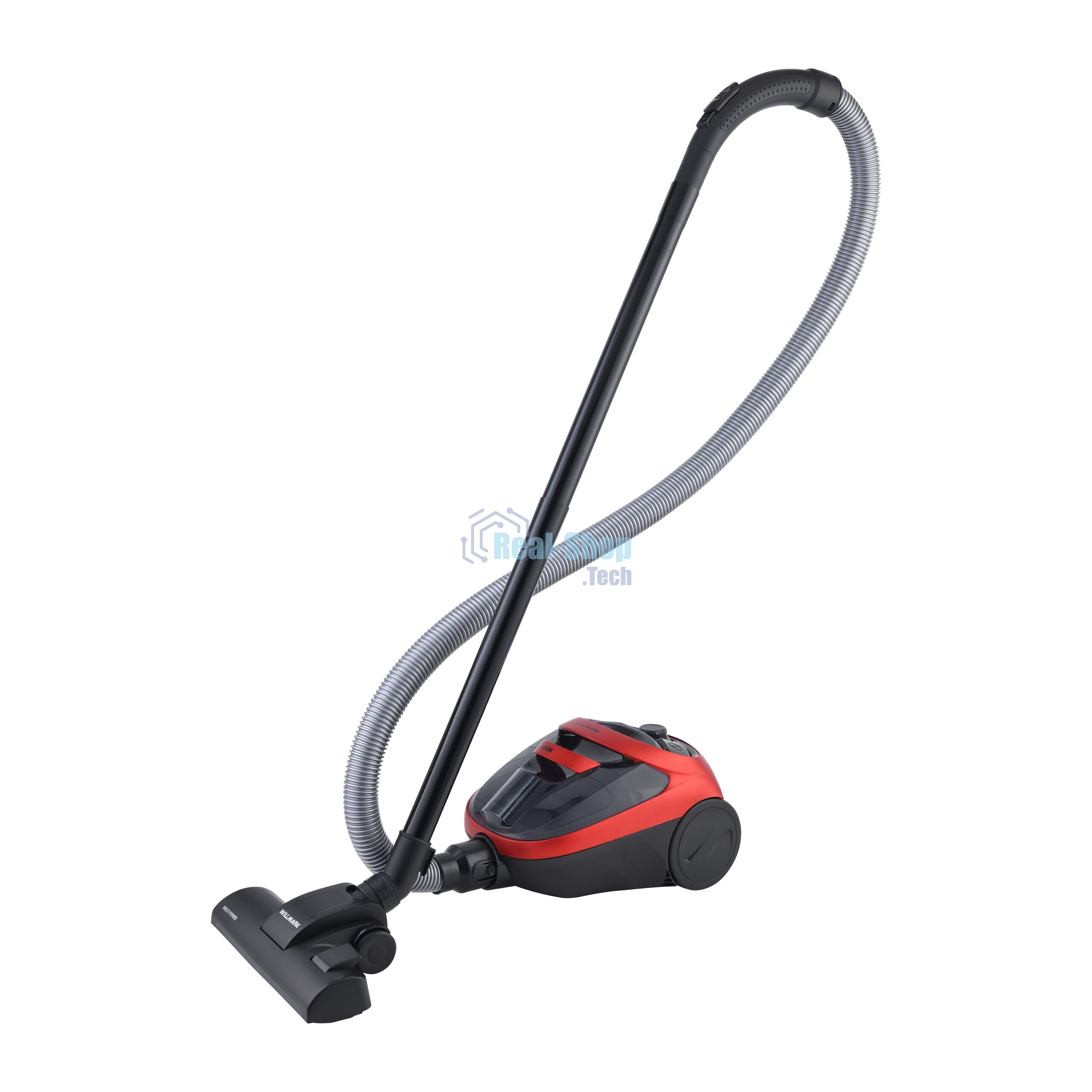 Пылесос Willmark VC-2255CYM красный, 380/1800 Вт, уборка сухая, пылесборник контейнер циклонного типа, 1.5 л