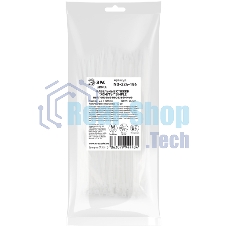 Хомут кабельный Simple 2.5х100 NO-224-186 белый (уп. 100 шт) Эра