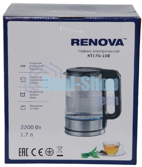 Чайник электрический Renova KT17G-10B