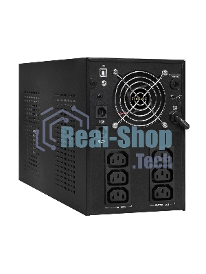 Источник бесперебойного питания ExeGate EP287659RUS SpecialPro Smart LLB-3000.LCD.AVR.C13.RJ.USB 3000VA/1800W, LCD, AVR, 6*IEC-C13, RJ45/11, USB, черный