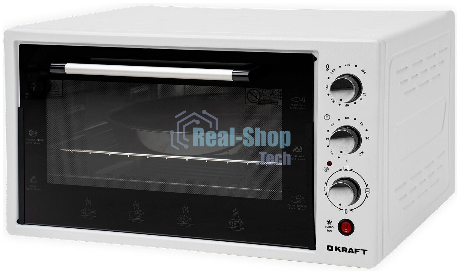 Мини-печь Kraft KF-MO 4506 W белый