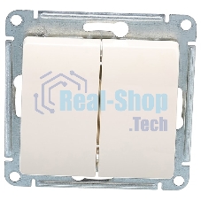 Механизм выключателя 2-кл. СП GLOSSA 10А IP20 10AX беж. SchE GSL000251