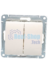 Механизм выключателя 2-кл. СП GLOSSA 10А IP20 10AX беж. SchE GSL000251