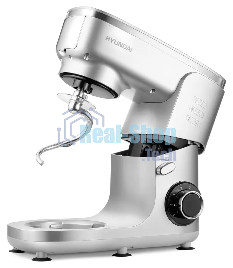 Кухонная машина Hyundai HYM-S7651 планетар.вращ. 1400Вт серебристый